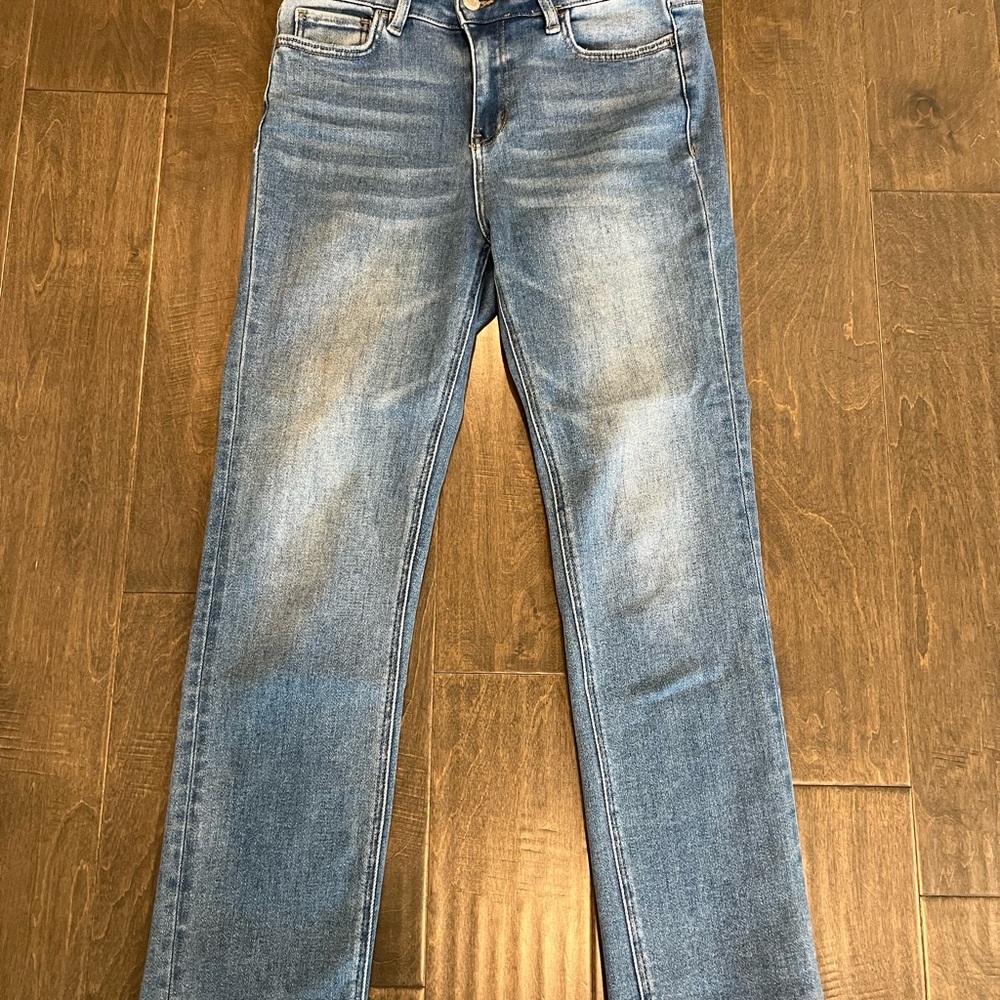 Stylish Blue Women's Straight Leg Jeans